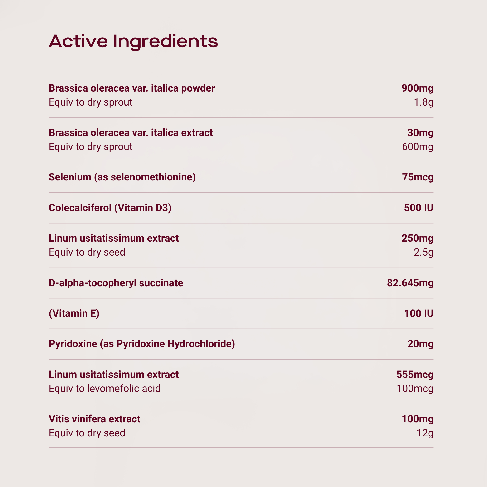 Women's Blend Supplement